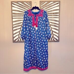 J.Crew dress oversized small smocked bodice house dress‎
